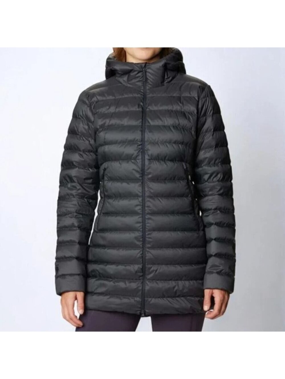 Mountain Hardwear Rhea Ridge Down Parka Puffer Jacket Black - Size Small